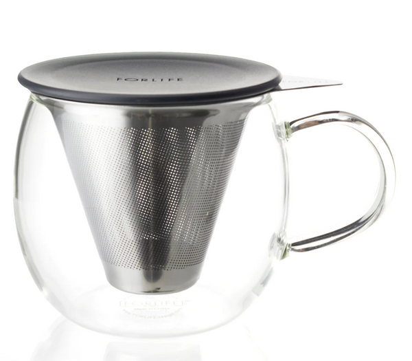 Lucidity Brew-in-Cup with Stainless Infuser & Lid 12 oz.
